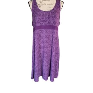 Tek Gear Purple Racerback Athletic Dress XL Built-In Bra